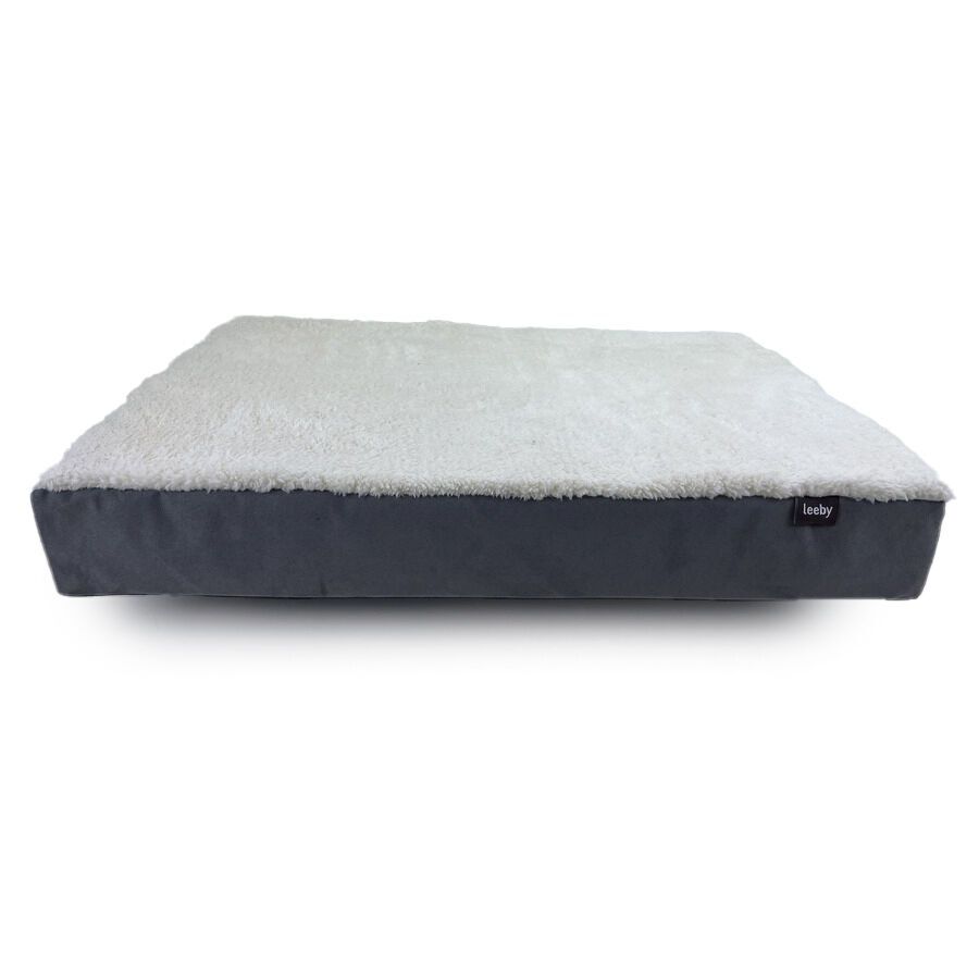 Cama Ortopedica Viscoelastica Leeby Gris